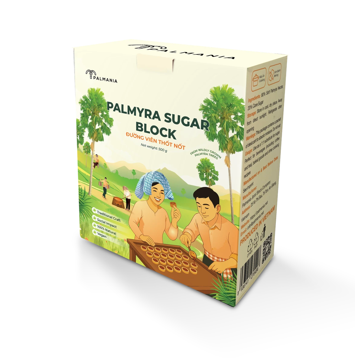 Palmyra Sugar Block 300 g