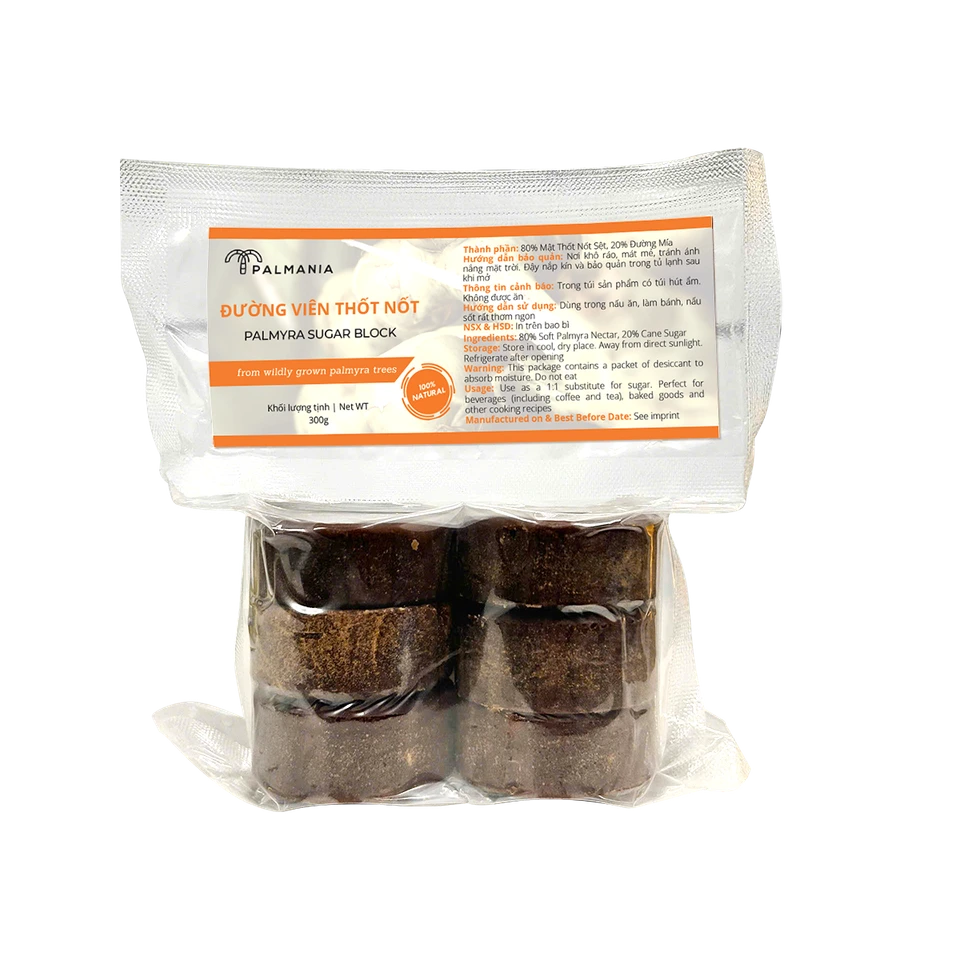 Palmyra Sugar Block 500 g · Bag
